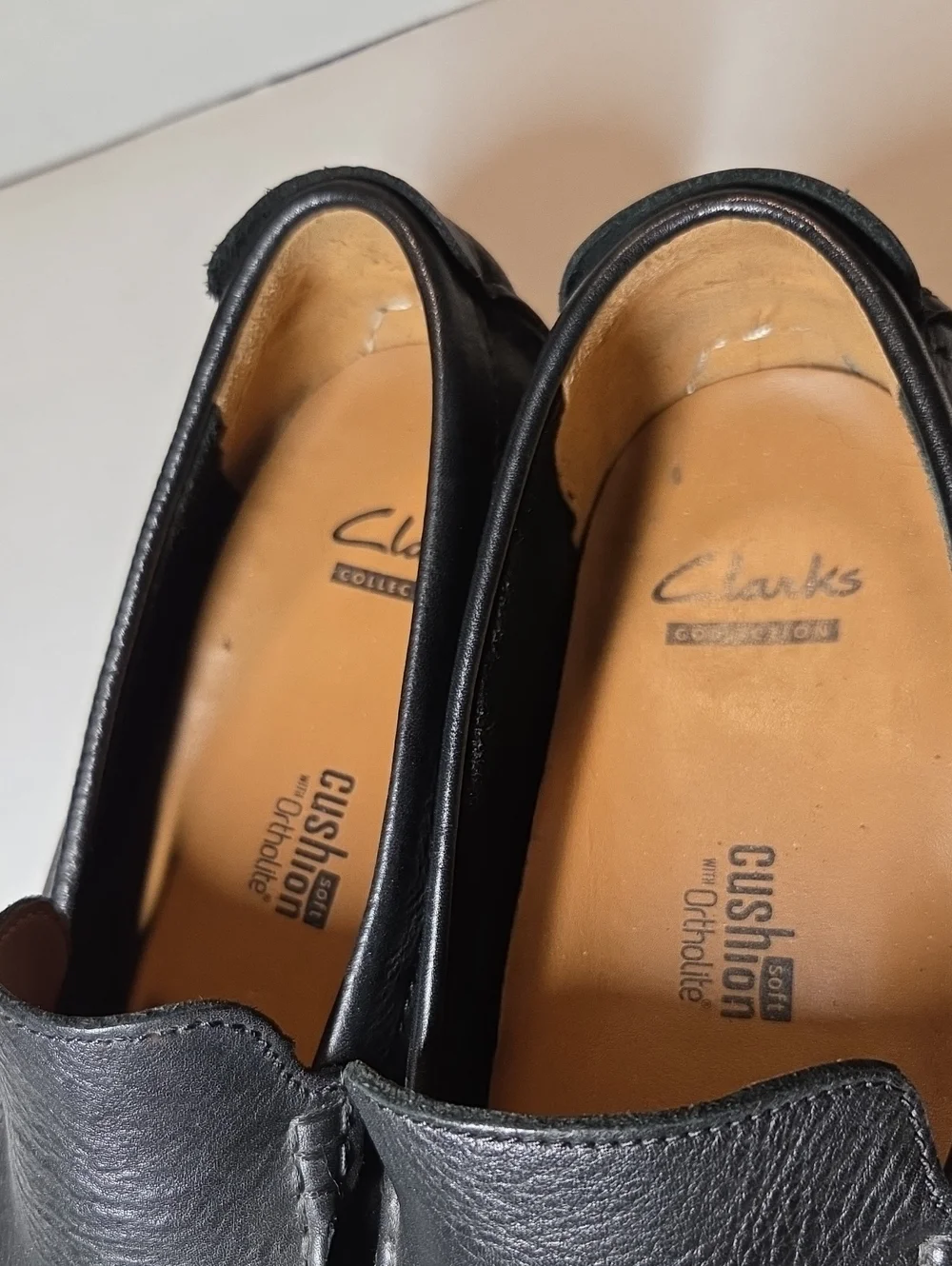 Clarks Mens Leather Loafers..9.5